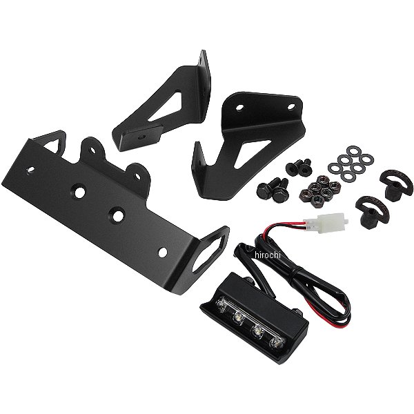 フェンダーレスキット LEDナンバー灯付き 13年-15年 ニンジャ250、Z250 黒