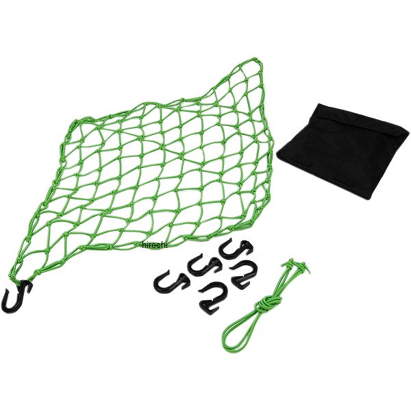 ポーチ付ネット＆フック LL （ライムグリーン）