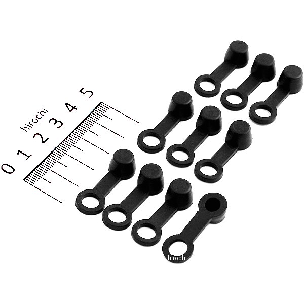 ブリーダーラバーキャップ 黒 10個入り