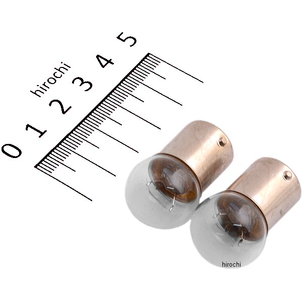 ウインカーバルブ G18 12V 15W クリア 2個入り