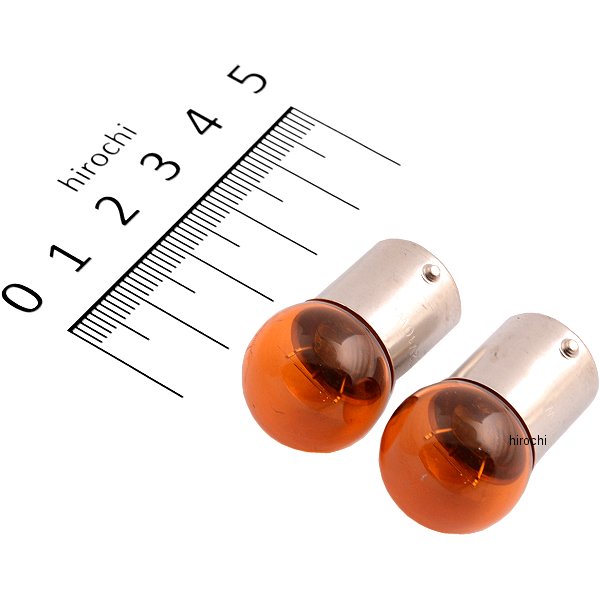 ウインカーバルブ G18 12V 10W オレンジ 2個入り