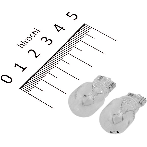 ウェッジバルブ T13 12V 10W クリア 2個入り