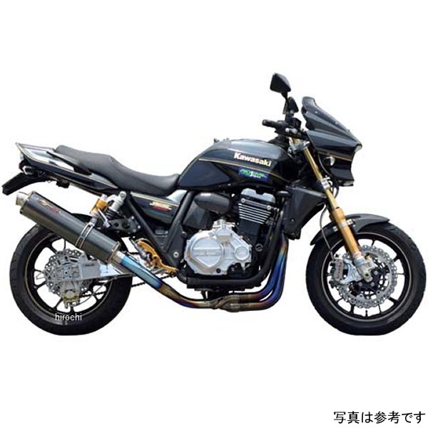 フルエキゾースト HEATチタン 4-1SC 09年 ZRX1200DAEG ブルーグラデーション
