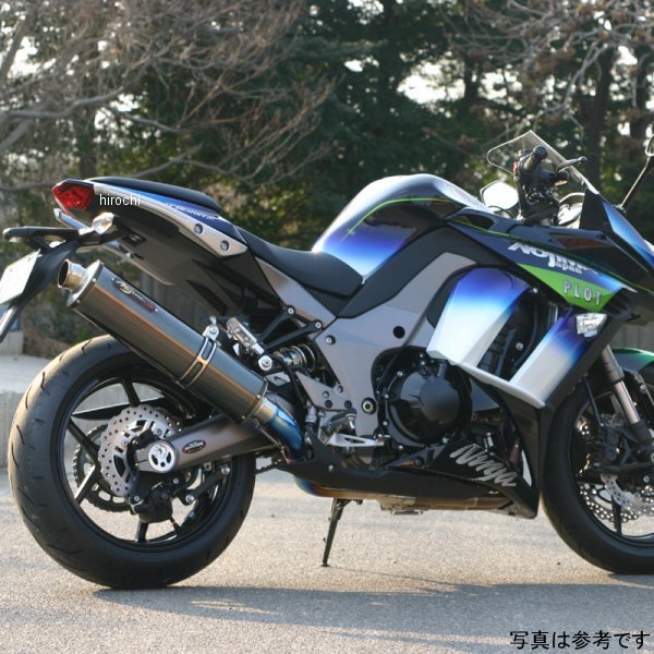 フルエキゾースト HEATチタン 4-1SC 11年-13年 ニンジャ1000 ブルーグラデーション