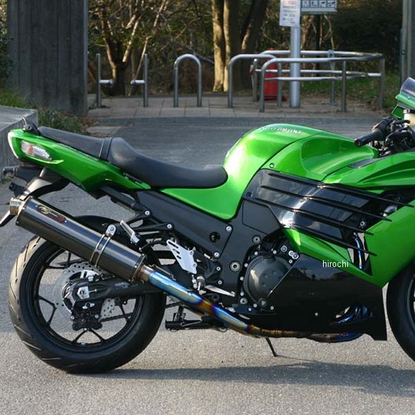 フルエキゾースト DLCチタン ツイン 4-1-2SC 12年-15年 ZX-14R 黒(DLCコーティング)
