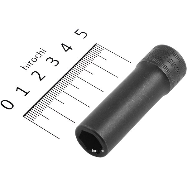 フランクドライブ 3/8インチ ディープ インパクト ソケット 6角 10mm