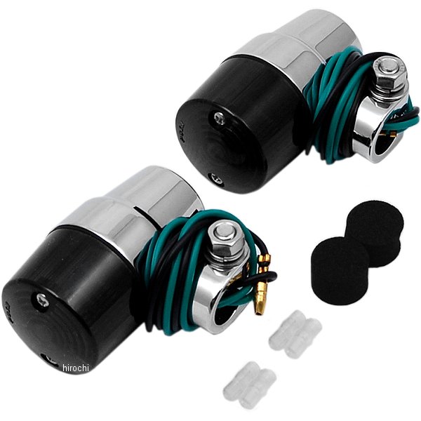 ウインカー スーパーバイクミニタイプ S球用 2個入り クローム/スモーク