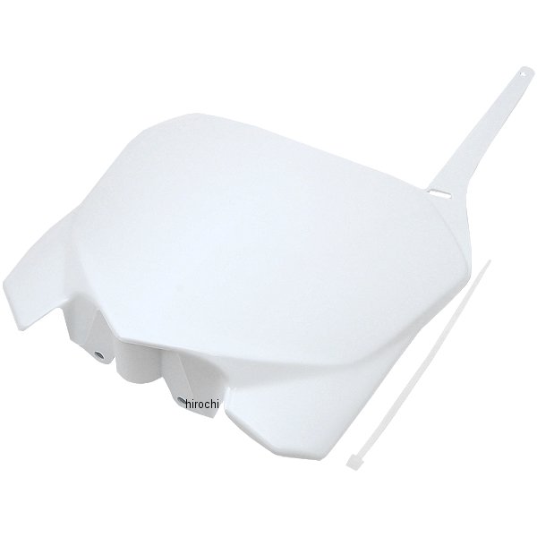 フロントナンバープレート 09年-10年 CRF250R、CR450R 白