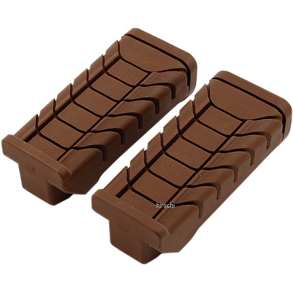 ステップラバー スーパーカブ110 (JA07、JA10) 茶 左右セット