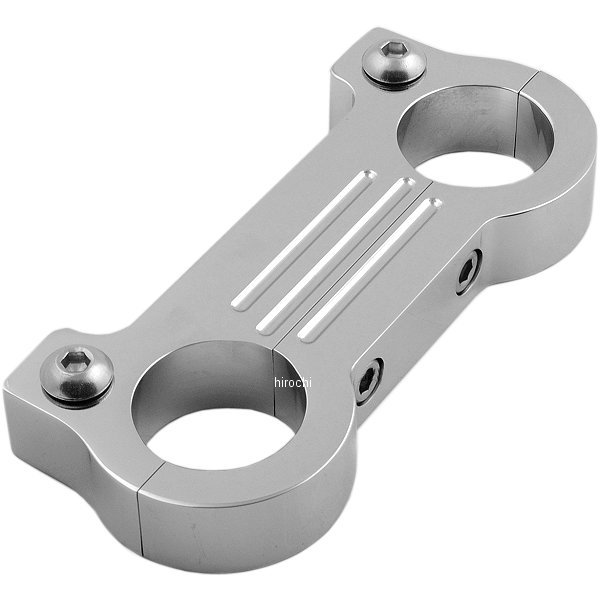 メーター取付アダプター 1.25インチ バー クローム