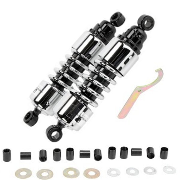 ショック 標準硬さ 412 87年-09年 ホンダ、カワサキ 292mm クローム