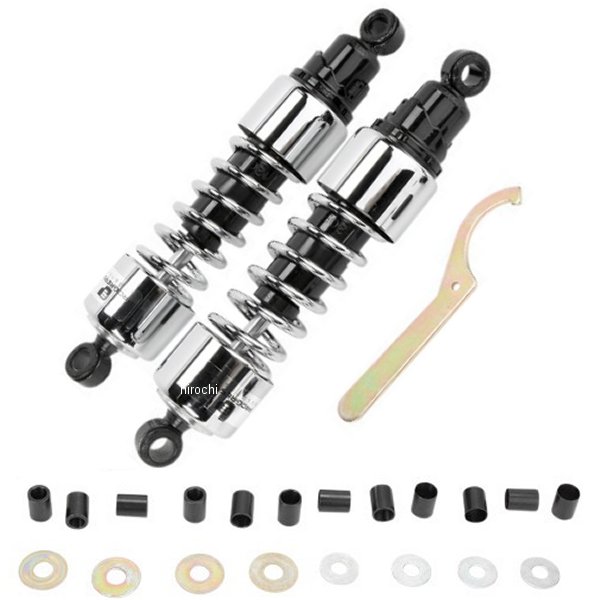 ショック 硬め 412 70年-90年 ホンダ、BMW、ドゥカティ 330mm クローム