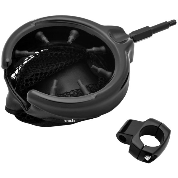 メッシュバスケット ドリンクホルダー 黒
