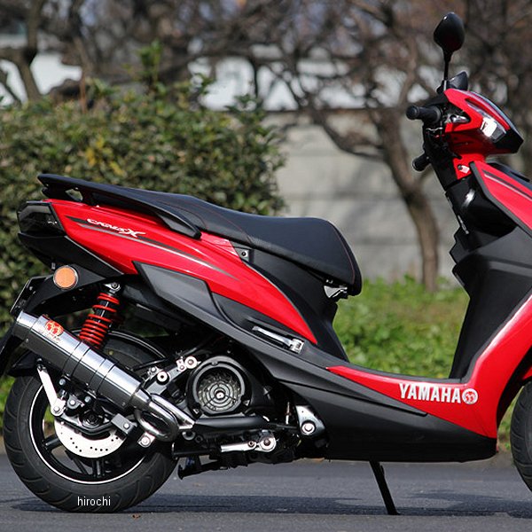 フルエキゾースト ピュアスポーツ R ゴールドエンブレム 16年以降 シグナスX ステンレスポリッシュ