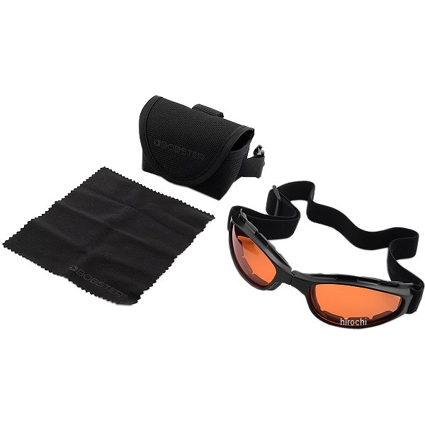 ゴーグル CrossFire Folding 黒/アンバーレンズ