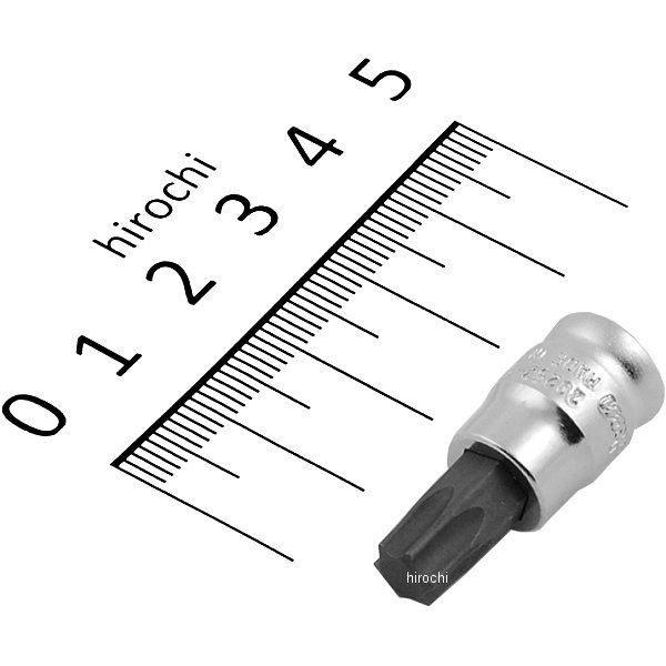 Z-EAL 1/4"(6.35mm)SQ. トルクスビットソケット 全長28mm T40