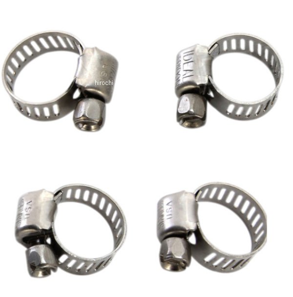 ホースクランプ ステンレス 7-17mm (4個入り)