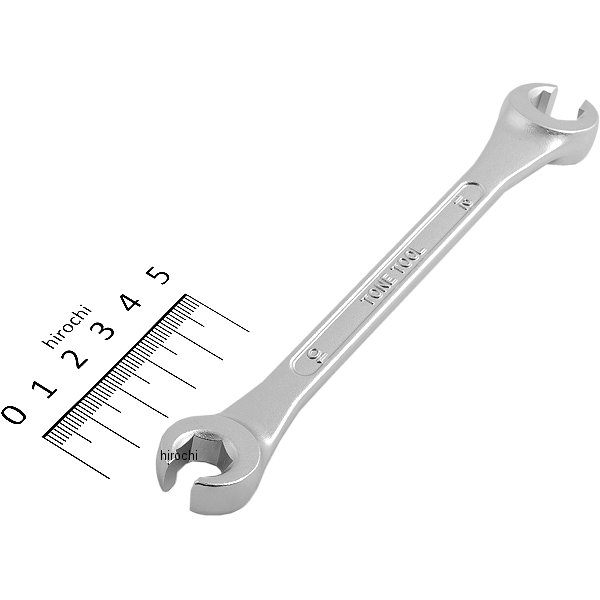 フレアナットレンチ 両口 対辺 10-12mm 長さ 155mm