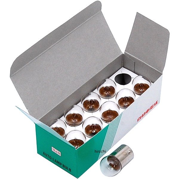 ノーマルバルブ 12V10W ウインカー/ライセンス球 (クリア) 1箱 (10個入り)