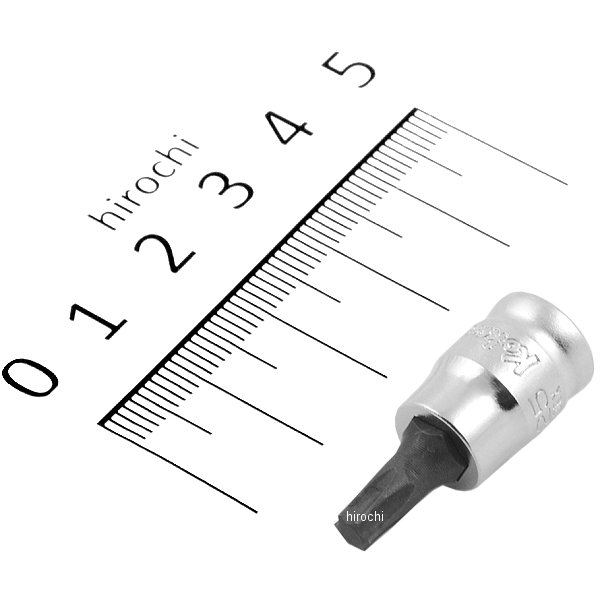 Z-EAL 1/4"(6.35mm)SQ. トルクスビットソケット 全長28mm T25