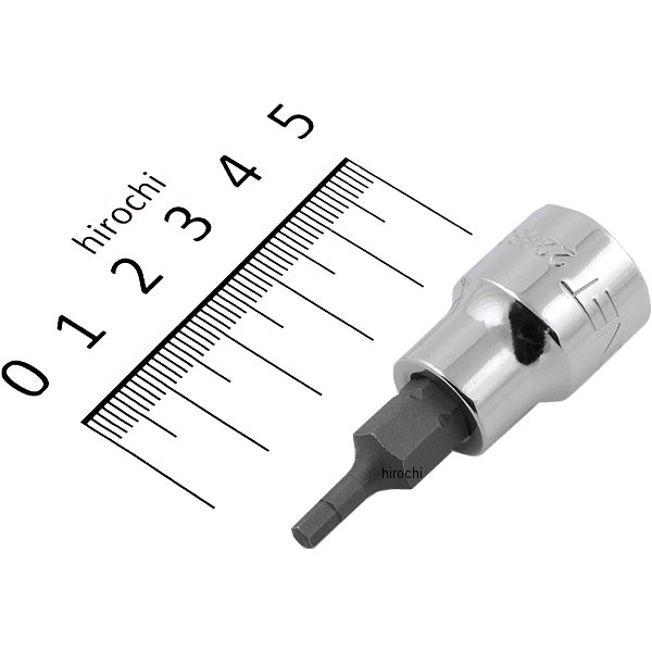 (#22613) 3/8DR 3mm ヘックスビットソケット