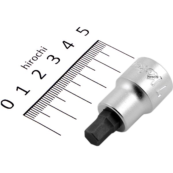3/8インチsq ヘックスビットソケット 全長38mm 7mm
