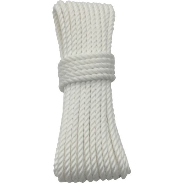 ロープ　ビニロンロープ３ッ打　６φ×１０ｍ
