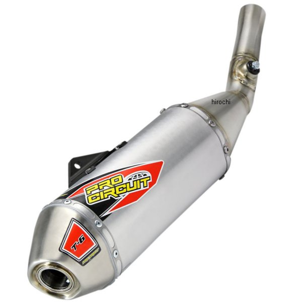 【セール特価】 スリップオンマフラー T-6 16年以降 KX450F ステンレス