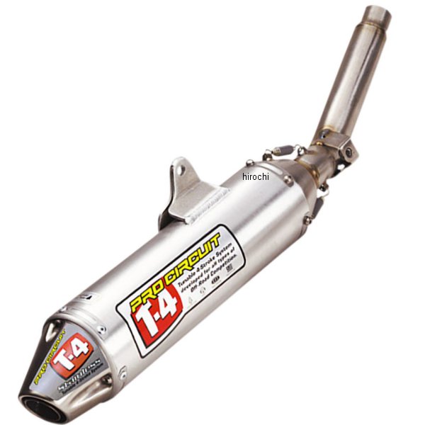 スリップオンマフラー T-4 03年 KTM525 520 450 400 250EXC、MXC、SX ステンレス