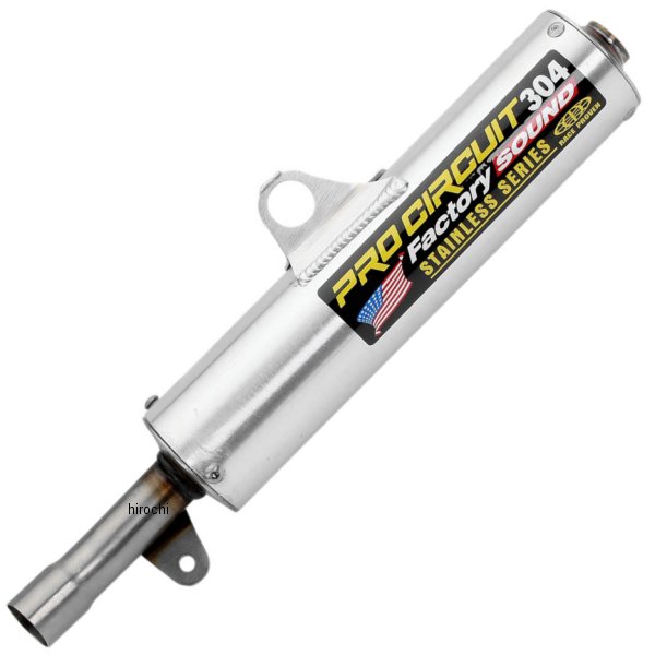 304 ファクトリーサウンド マフラー 89年 WR250、YZ250 ステンレス