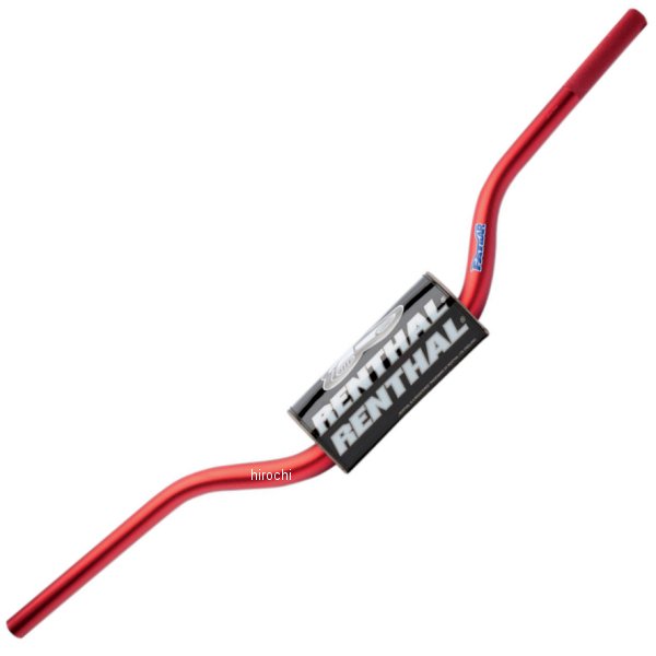 ハンドルバー 22mm ファット CR ハイ 赤