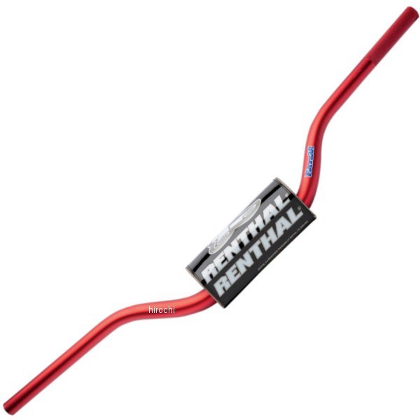 ハンドルバー 22mm ファット RC ハイ 赤