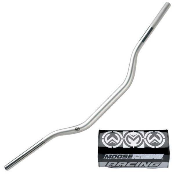 29mm ハンドルバー フレックス CR アルミ LOW シルバー