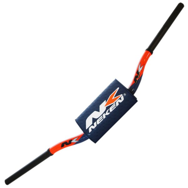 22mm ハンドルバー YZF アルミ オレンジ/青