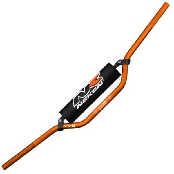 22mm ハンドルバー 50/60/85cc LOW アルミ オレンジ