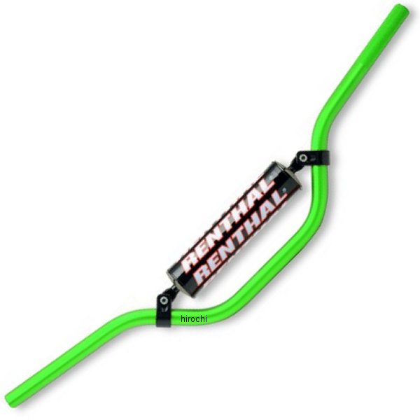 22mm ハンドルバー MX RC ミニ/85cc 02年-14年 CRF150R、YZ85 緑