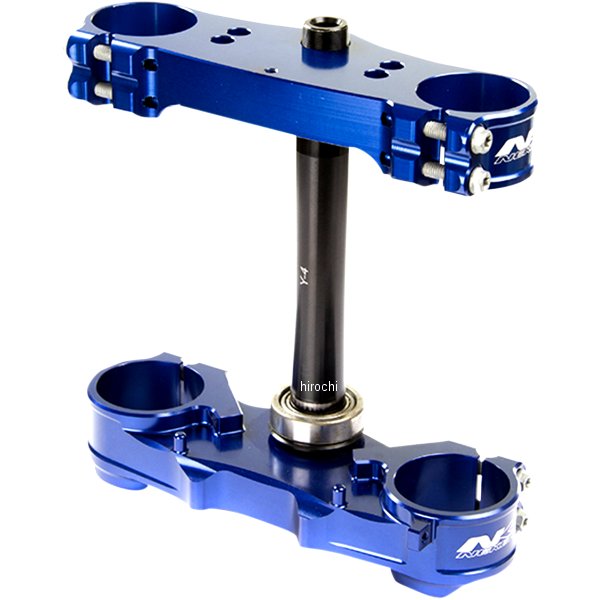 トリプルツリー オフセット ロング(25mm) 14年以降 YZ250F/450F アルミ 青