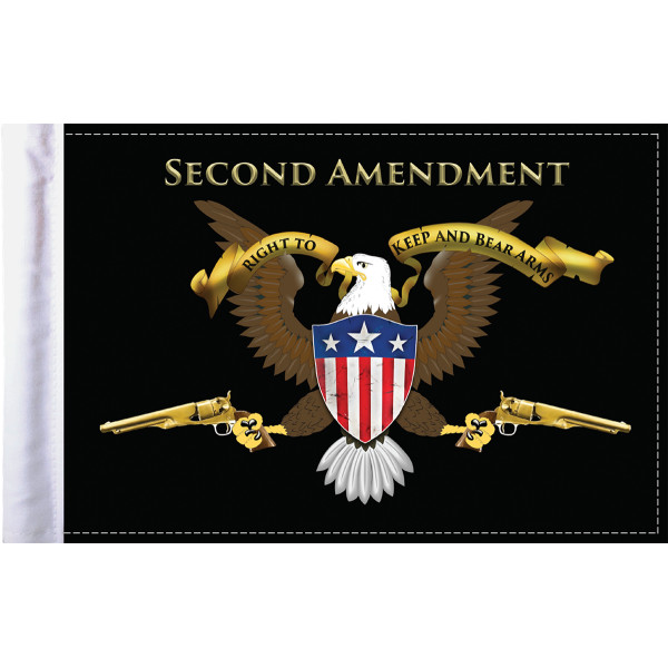 旗 Second Amendment 6インチ(152mm) x 9インチ(229mm)