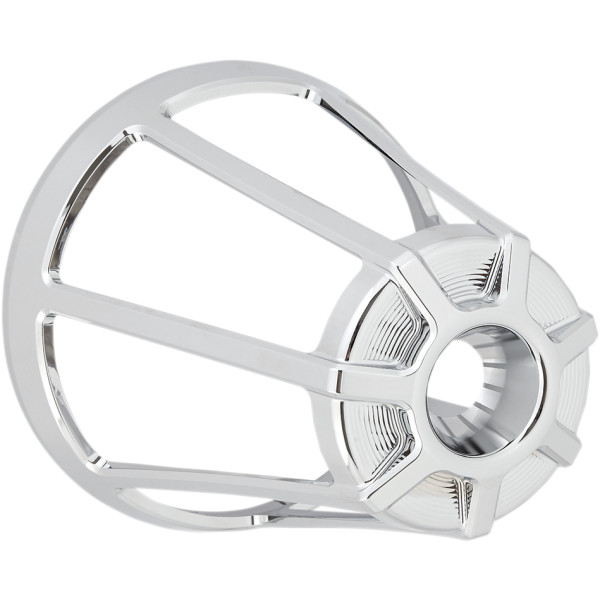 カバー エアクリーナー モンスターサッカー用 ベベル クローム