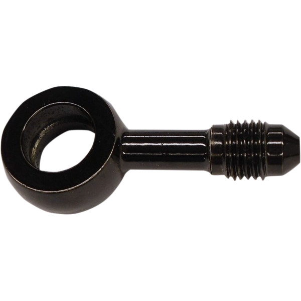 バンジョー AN3 7/16インチ(11mm) 180度角 黒