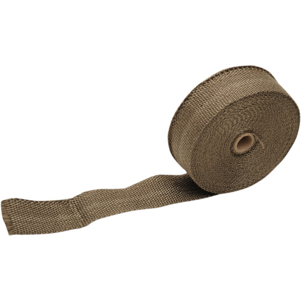 エキゾーストラップ 1インチx50フィート 耐高熱 ブロンズ