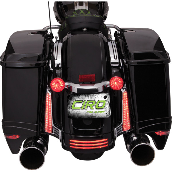 LEDフィラーパネルライト 14年以降 FLHX クローム/アンバーウインカー