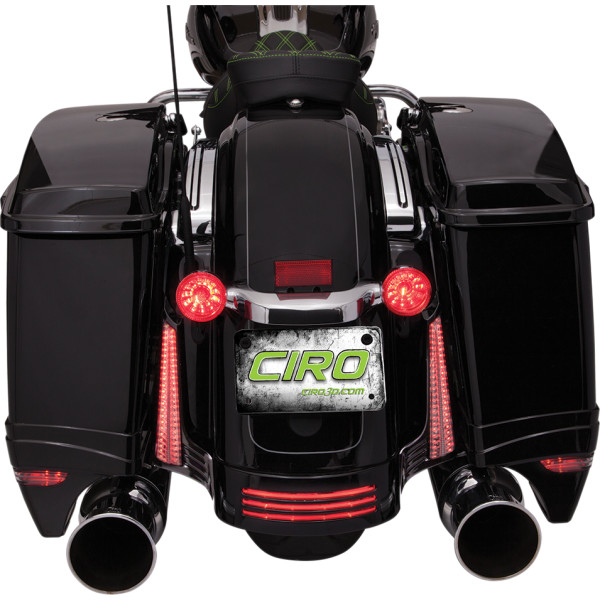 LEDフィラーパネルライト 14年以降 FLHX 黒/アンバーウインカー