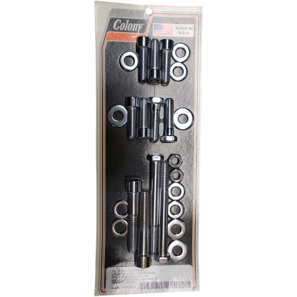 Machine ボルトキット エンジンマウント クローム/ローレット