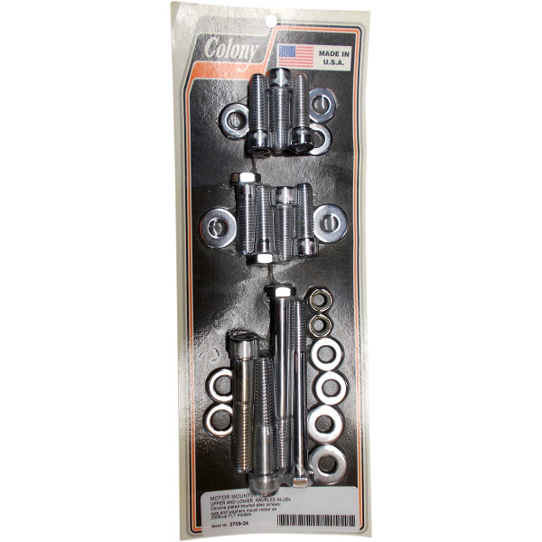 Machine ボルトキット エンジンマウント クローム/無地