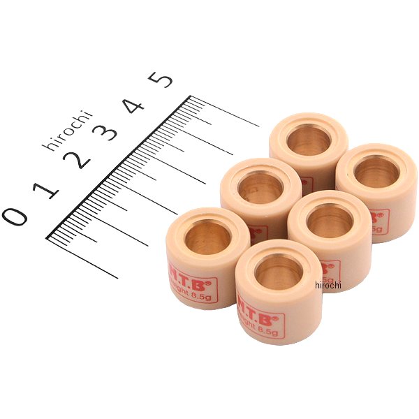 ウエイトローラー 91年-07年 ライブディオ、スーパーディオ、ジャイロ 16φ×13 8.5g 1セット6個入り