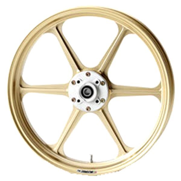 フロントホイール TYPE-N 300-18 87年-88年 GSX-R1100 アクスル径φ17mm ゴールド ガラスコート