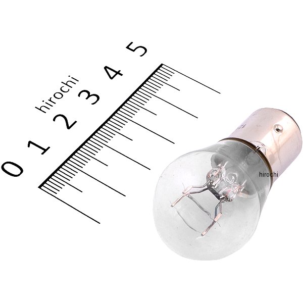 テールライトバルブ S25 12V 21/5W クリア