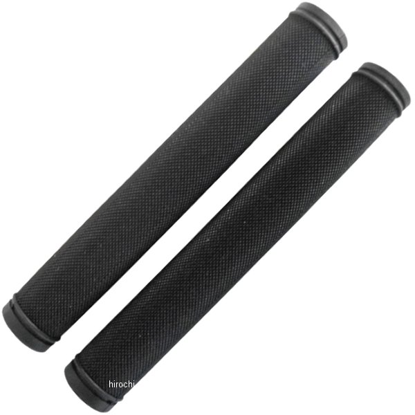 ラバーグリップ スノーモービル 7インチ(178mm) 黒 左右ペア