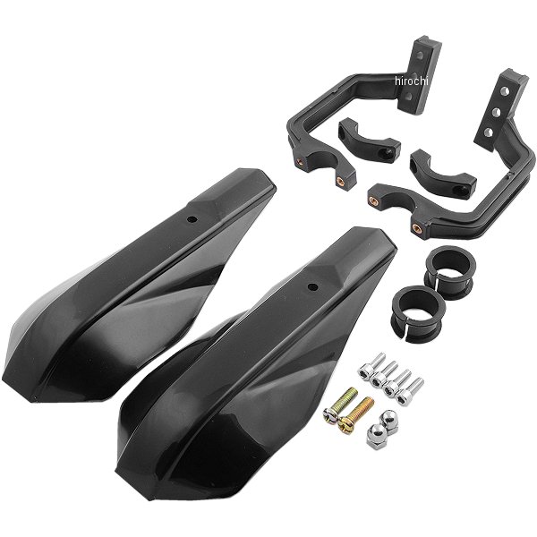 ナックルバイザー 汎用 黒 左右セット